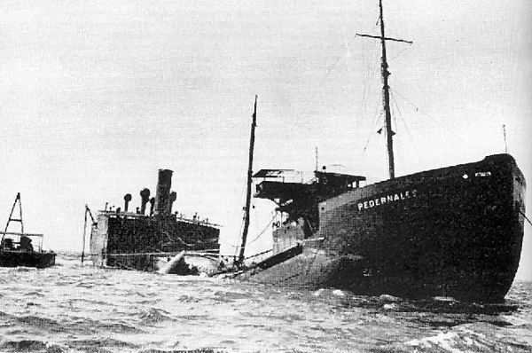 Historic photo of the Pedernales tanker